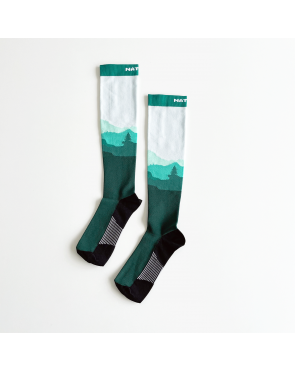 Nathan Adventure Speed Compression Socks Park Green