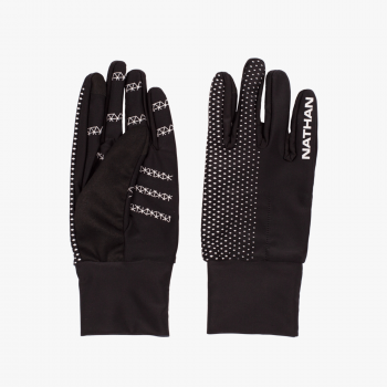 Nathan HyperNight Reflective Gloves Black/Geo Print