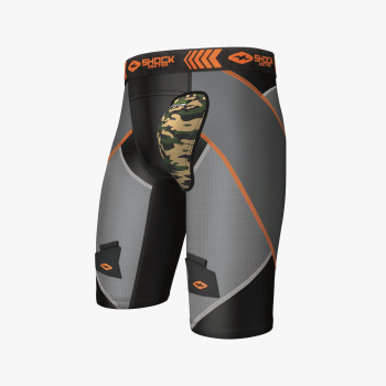 Shock Doctor 30160 X-Fit Cross Compression Hockey Short with AirCore Hard Cup
