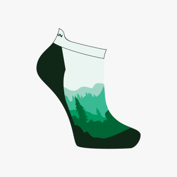 Nathan Adventure Speed Tab Socks Park Green