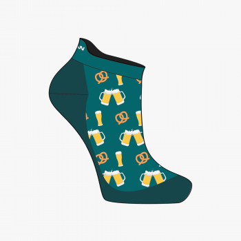 Nathan Fuel Speed Tab Socks Bright Teal Beer