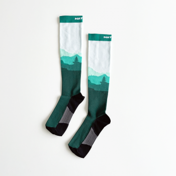 Nathan Adventure Speed Compression Socks Park Green