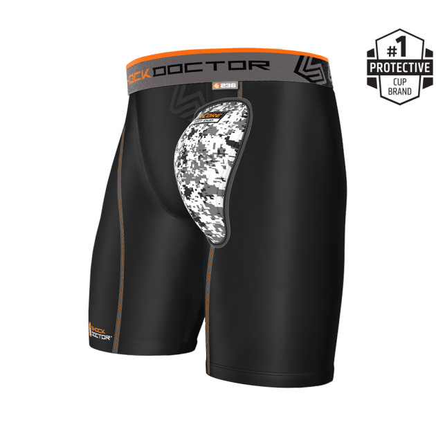 Shock Doctor 236 Compression Short with AirCore™  Soft Cup