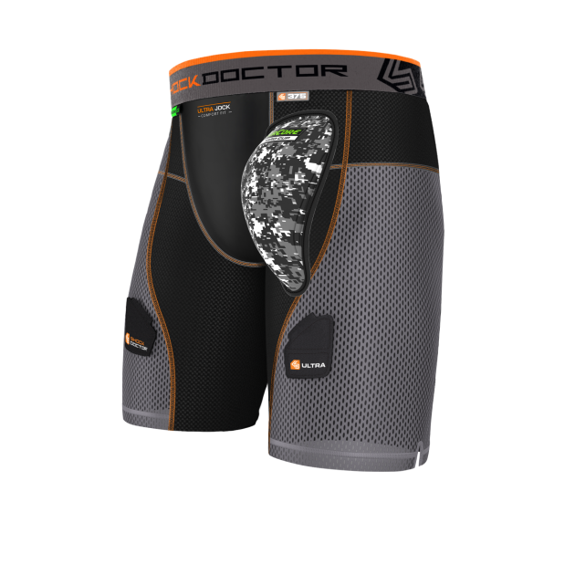 Shock Doctor 375 Ultra PowerStride Hockey Short w/AirCore™ Hard Cup