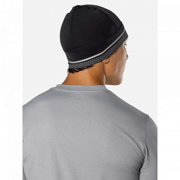 Nathan HyperNight Reflective Beanie Black/Geo Print