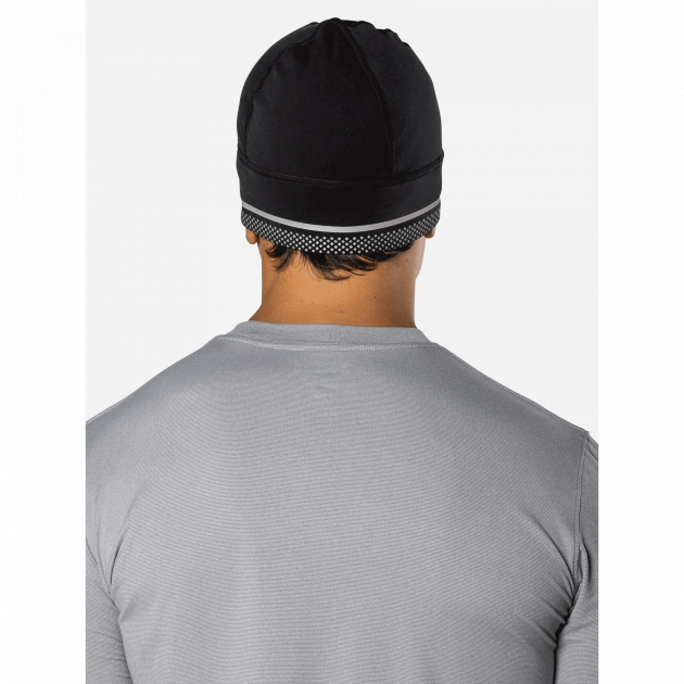 Nathan HyperNight Reflective Beanie Black/Geo Print