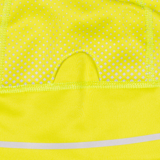 Nathan HyperNight Reflective Ponytail Beanie Hi Vis Yellow/Geo Print