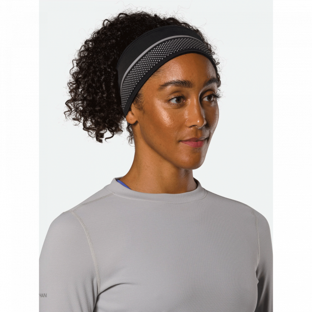 Nathan HyperNight Reflective Headband Black/Geo Print