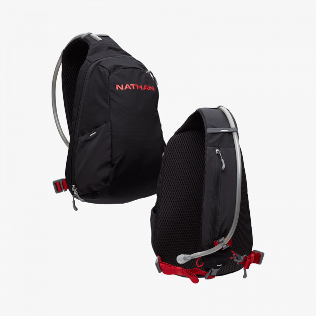 Nathan Limitless 8L Sling Black/Ribbon Red