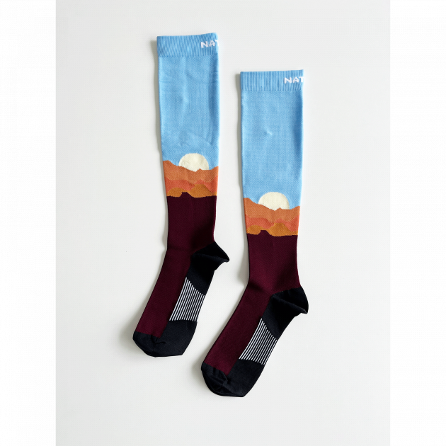 Nathan Adventure Speed Compression Socks Desert Sunset